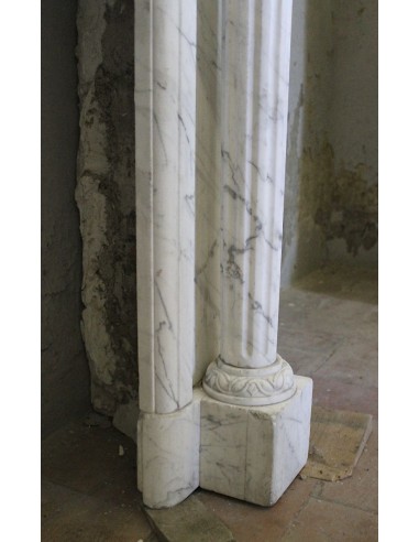 231 CAMINETTO LUIGI XVI IN MARMO STATUARIO...