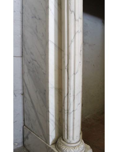 231 CAMINETTO LUIGI XVI IN MARMO STATUARIO...