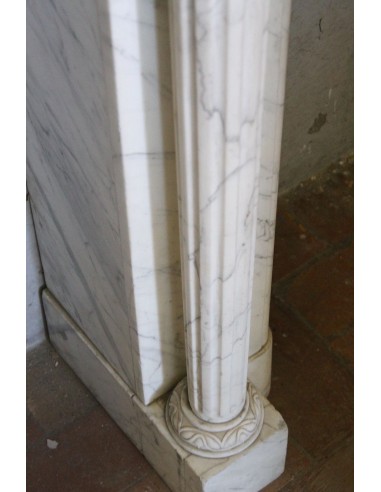 231 CAMINETTO LUIGI XVI IN MARMO STATUARIO...