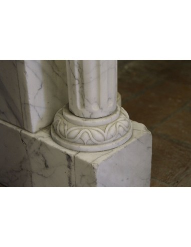 231 CAMINETTO LUIGI XVI IN MARMO STATUARIO...