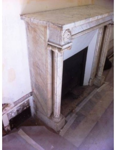 231 CAMINETTO LUIGI XVI IN MARMO STATUARIO...