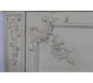 220 CAMINIERA GESSATA IN STILE REGGENZA MA D'EPOCA... 2