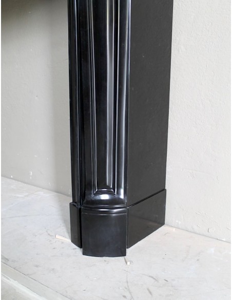 038 AG CAMINO LUIGI XV "TROIS COQUILLES" IN MARMO NERO DEL BELGIO