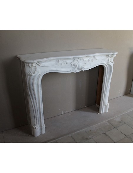 602 CAMINO LIBERTY "MAJORELLE" SCOLPITO IN FINISSIMO MARMO CALACATTA