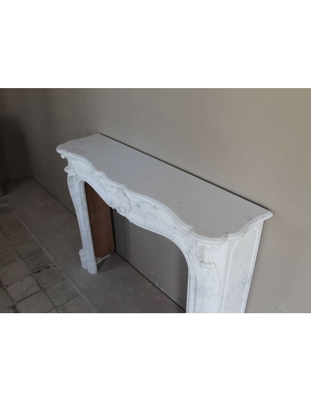 602 CAMINO LIBERTY "MAJORELLE" SCOLPITO IN FINISSIMO MARMO CALACATTA