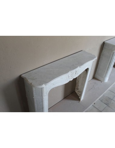 075 CAMINETTO LUIGI XV "COQUILLE" SCOLPITO IN...