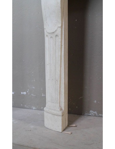 905 CAMINO "TRANSIZIONE" (TRA LUIGI XIV E LUIGI XV)  SCOLPITO IN PIERRE DORÉE