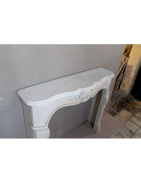 905 CAMINO "TRANSIZIONE" (TRA LUIGI XIV E LUIGI XV)  SCOLPITO IN PIERRE DORÉE