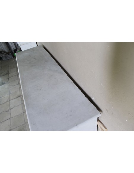 003 OCC CAMINO LUIGI FILIPPO "PALMETTES" SCOLPITO IN CANDIDO MARMO BIANCO CARRARA