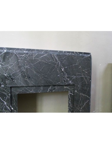 715 CAMINO ANTICO "ART DECO" SCOLPITO IN MARMO...