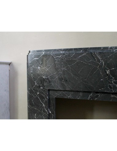 715 CAMINO ANTICO "ART DECO" SCOLPITO IN MARMO...