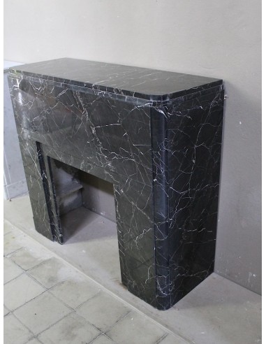 715 CAMINO ANTICO "ART DECO" SCOLPITO IN MARMO...