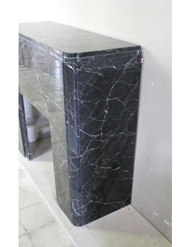 715 CAMINO ANTICO "ART DECO" SCOLPITO IN MARMO...