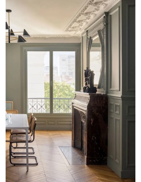 314 CAMINO LUIGI XIV "BOUDIN HAUT" IN MARMO ROUGE ROYAL (THIBAUT PICARD CREDITS)