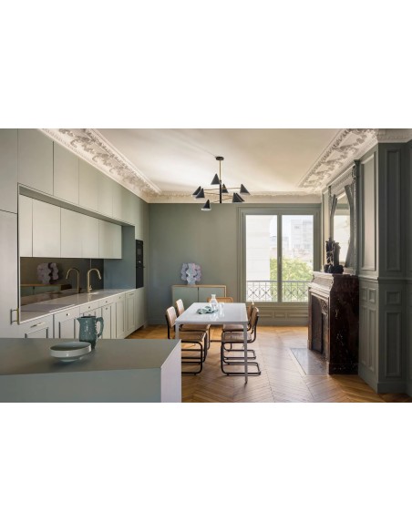 314 CAMINO LUIGI XIV "BOUDIN HAUT" IN MARMO ROUGE ROYAL (THIBAUT PICARD CREDITS)