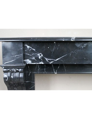 412 CAMINETTO LUIGI FILIPPO "MODILLON" IN MARMO...