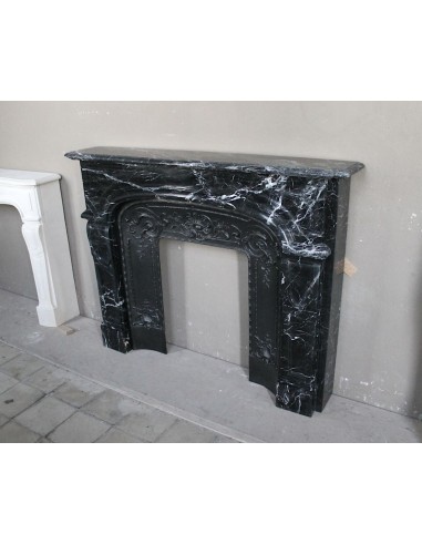 313 QUASI "MONUMENTALE" LUIGI XIV IN MARMO NERO...