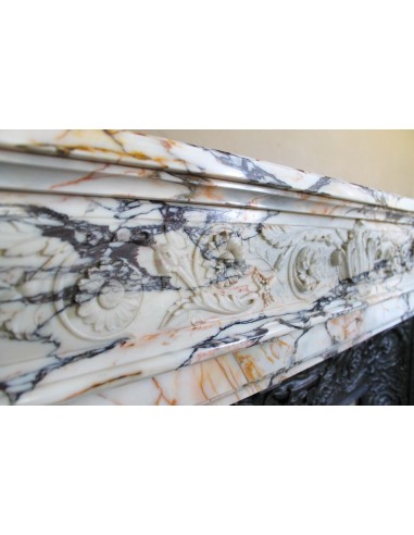 260 AG ECCEZIONALE CAMINO LUIGI XVI "MACARON"...