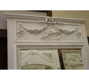 010G FINISSIMA CAMINIERA "PANIER FLEURI" BIANCO GESSATA. 2