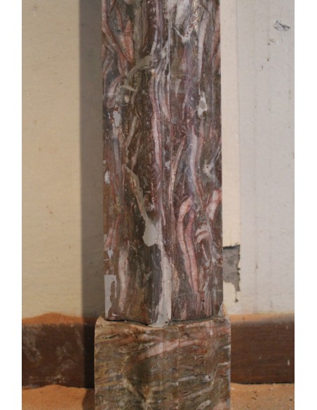 314 OCC  "CAPPELLO DI GENDARME" SCOLPITO IN ONICE ROSSO