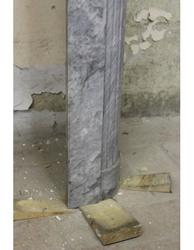 701 CAMINETTO ART DECO IN MARMO BARDIGLIO...