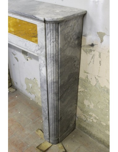 701 CAMINETTO ART DECO IN MARMO BARDIGLIO...