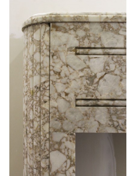 713 CAMINO ART DECO  D'EPOCA IN MARMO NON IDENTIFICATO