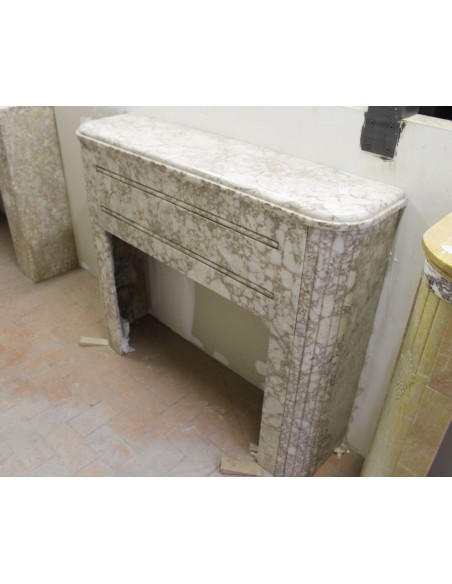 713 CAMINO ART DECO  D'EPOCA IN MARMO NON IDENTIFICATO