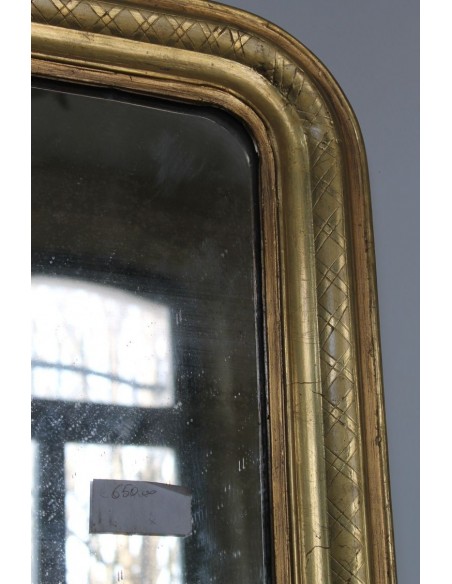 110P CLASSICA SPECCHIERA LUIGI FILIPPO CON GRAFFITAGGI GEOMETRICI