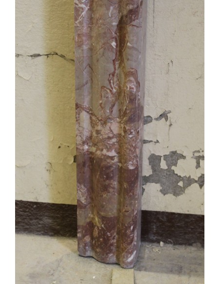 810 VERONESE CAMINO "BAROCCHETTO" IN MARMO BRECCIA PERNICE