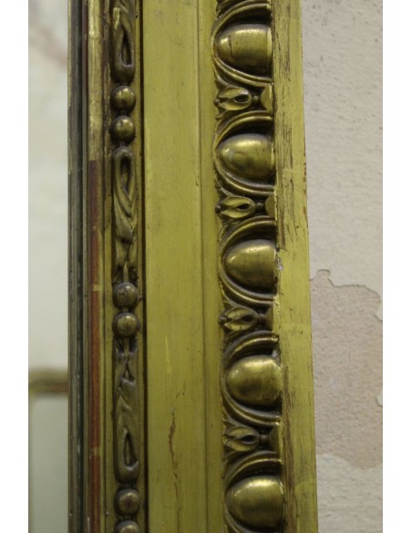 024G IMPORTANTE E NEOCLASSICA CAMINIERA, SCULTURA SU LEGNO