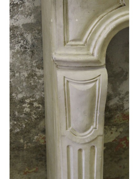 926 RARISSIMO, FLOREALE E DELIZIOSO CAMINETTO "TRANSIZIONE" IN PIERRE DORÉE