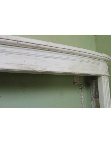 215 CAMINO LUIGI XVI "DEUX ROSES ARRONDI" NEL PIU' FINE CALACATTA CLASSICO