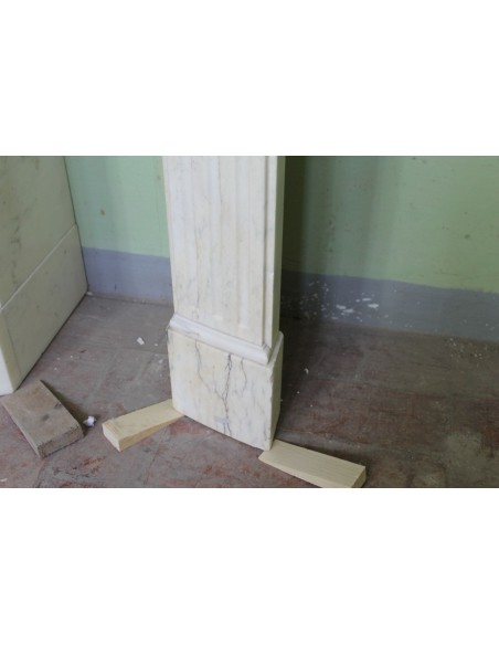 215 CAMINO LUIGI XVI "DEUX ROSES ARRONDI" NEL PIU' FINE CALACATTA CLASSICO