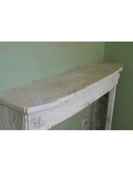 215 CAMINO LUIGI XVI "DEUX ROSES ARRONDI" NEL PIU' FINE CALACATTA CLASSICO