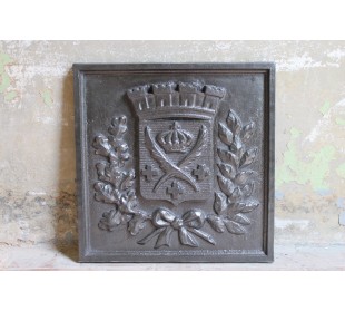 107 PIASTRA PER CAMINETTO APPELLATA  "PLAQUE DE L'ARMEE"...