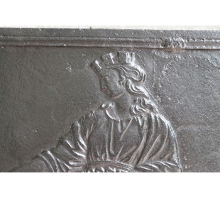 128 RARISSIMA PIASTRA PER CAMINO DETTA "ITALIA TURRITA" 2