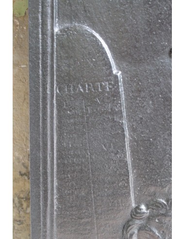 128 RARISSIMA PIASTRA PER CAMINO DETTA "ITALIA...