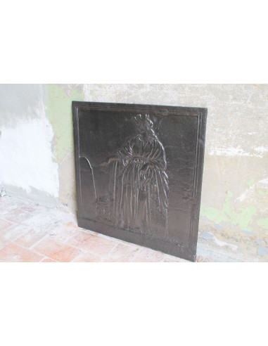 128 RARISSIMA PIASTRA PER CAMINO DETTA "ITALIA...