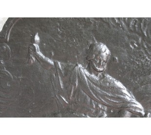 130 RAFFIGURA ZEUS QUESTA PIASTRA PER FONDO CAMINO 2