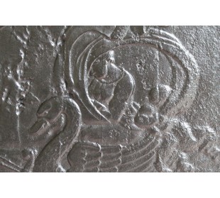 132 GRANDE PIASTRA ART NOUVEAU, ALLEGORIA DA DECIFRARE 2