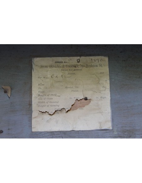 1003 AG IMPORTANTE E FIRMATISSIMO CAMINO IN ESSENZA DI PINO E STUCCHI D'ARTE