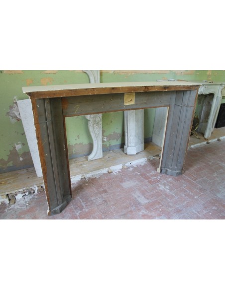 1003 AG IMPORTANTE E FIRMATISSIMO CAMINO IN ESSENZA DI PINO E STUCCHI D'ARTE