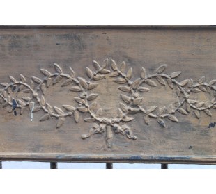 CG 057 RAFFINATO CAMINETTO CONTROCUORE LUIGI XVI IN GHISA... 2