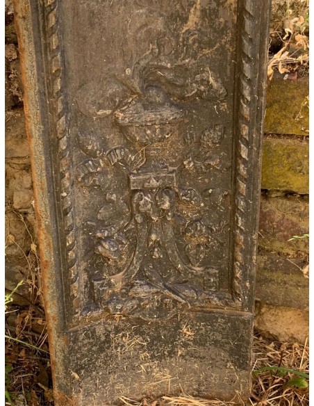 CG 083 "IMPERIALE" CAMINO CONTROCUORE IN GHISA ARTISTICA