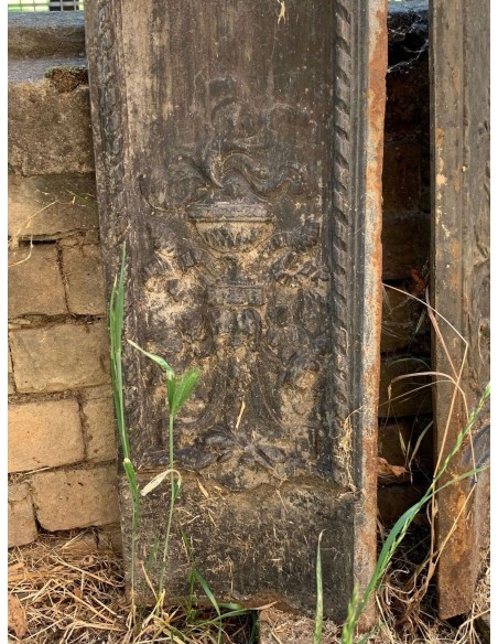 CG 083 "IMPERIALE" CAMINO CONTROCUORE IN GHISA ARTISTICA