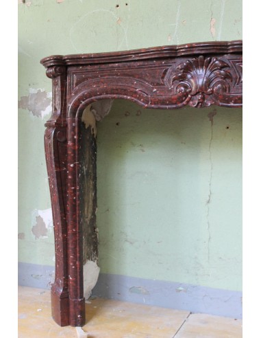 028 CAMINETTO LUIGI XV AMÉLIORÉ SCOLPITO IN...