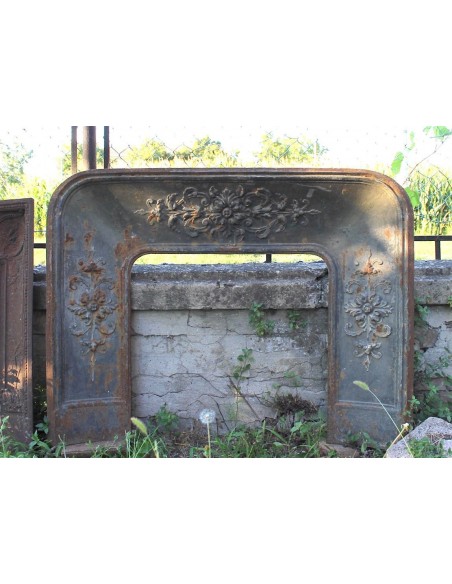 CG 050 CAMINETTO CONTROCUORE IN FUSIONE DI GHISA D'ARTE