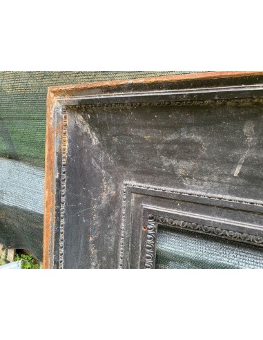 CONTROCUORE NEOCLASSICO IN GHISA PER CAMINO IN MARMO