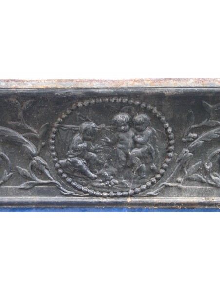 CG 086 CAMINO CONTROCUORE LUIGI XVI "LARCHER" IN FUSIONE DI GHISA D'ARTE